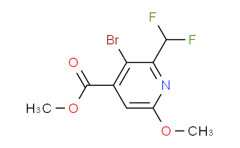 AM125074 | 1806909-70-5 | Methyl 3-bromo-2-(difluoromethyl)-6-methoxypyridine-4-carboxylate