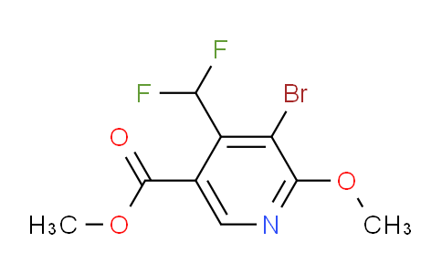 AM125076 | 1805380-66-8 | Methyl 3-bromo-4-(difluoromethyl)-2-methoxypyridine-5-carboxylate