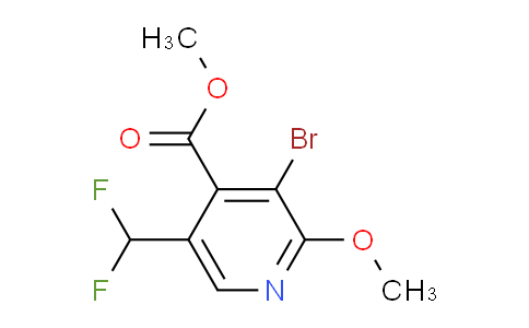 AM125079 | 1804963-39-0 | Methyl 3-bromo-5-(difluoromethyl)-2-methoxypyridine-4-carboxylate