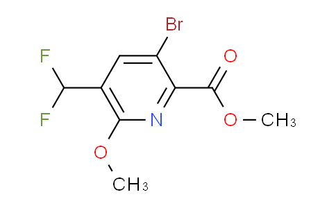 AM125083 | 1805248-35-4 | Methyl 3-bromo-5-(difluoromethyl)-6-methoxypyridine-2-carboxylate