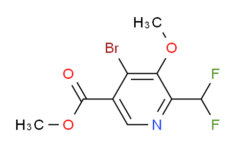 AM125084 | 1805930-88-4 | Methyl 4-bromo-2-(difluoromethyl)-3-methoxypyridine-5-carboxylate