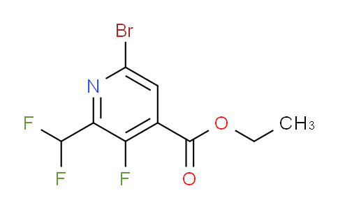 AM125086 | 1804883-84-8 | Ethyl 6-bromo-2-(difluoromethyl)-3-fluoropyridine-4-carboxylate