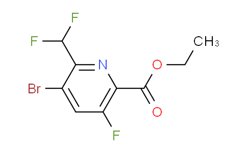 AM125090 | 1805363-76-1 | Ethyl 3-bromo-2-(difluoromethyl)-5-fluoropyridine-6-carboxylate