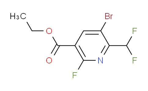 AM125092 | 1805400-95-6 | Ethyl 3-bromo-2-(difluoromethyl)-6-fluoropyridine-5-carboxylate