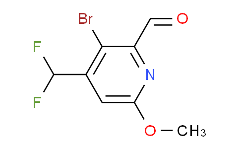 AM125095 | 1805428-92-5 | 3-Bromo-4-(difluoromethyl)-6-methoxypyridine-2-carboxaldehyde
