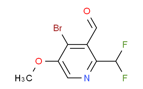 4-Bromo-2-(difluoromethyl)-5-methoxypyridine-3-carboxaldehyde