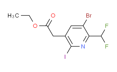 AM125115 | 1805419-61-7 | Ethyl 3-bromo-2-(difluoromethyl)-6-iodopyridine-5-acetate