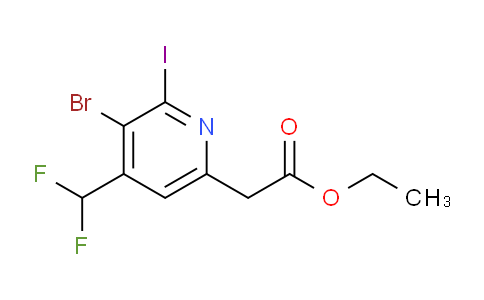 AM125116 | 1806912-34-4 | Ethyl 3-bromo-4-(difluoromethyl)-2-iodopyridine-6-acetate