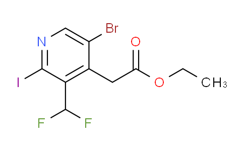 AM125122 | 1806873-88-0 | Ethyl 5-bromo-3-(difluoromethyl)-2-iodopyridine-4-acetate