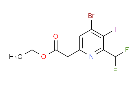 AM125123 | 1804951-43-6 | Ethyl 4-bromo-2-(difluoromethyl)-3-iodopyridine-6-acetate