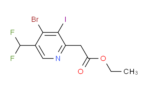 AM125129 | 1804951-54-9 | Ethyl 4-bromo-5-(difluoromethyl)-3-iodopyridine-2-acetate