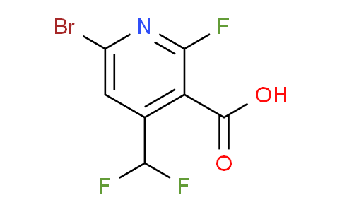 AM125130 | 1804883-06-4 | 6-Bromo-4-(difluoromethyl)-2-fluoropyridine-3-carboxylic acid