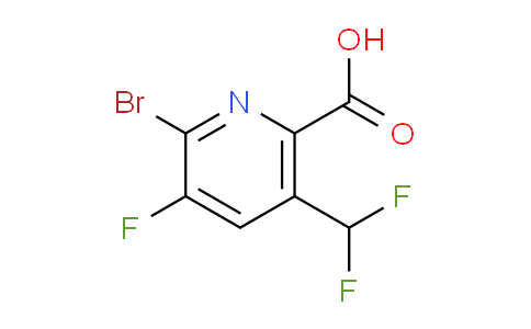 AM125132 | 1805398-17-7 | 2-Bromo-5-(difluoromethyl)-3-fluoropyridine-6-carboxylic acid