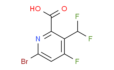 AM125134 | 1806832-04-1 | 6-Bromo-3-(difluoromethyl)-4-fluoropyridine-2-carboxylic acid