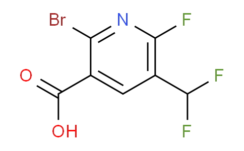 AM125135 | 1804852-02-5 | 2-Bromo-5-(difluoromethyl)-6-fluoropyridine-3-carboxylic acid