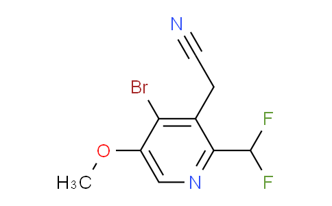 AM125136 | 1807021-64-2 | 4-Bromo-2-(difluoromethyl)-5-methoxypyridine-3-acetonitrile