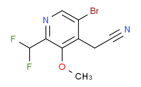 AM125142 | 1805351-67-0 | 5-Bromo-2-(difluoromethyl)-3-methoxypyridine-4-acetonitrile