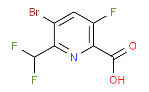 AM125143 | 1806832-65-4 | 3-Bromo-2-(difluoromethyl)-5-fluoropyridine-6-carboxylic acid