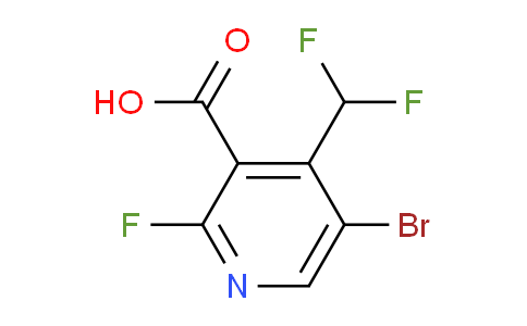 AM125151 | 1806060-13-8 | 5-Bromo-4-(difluoromethyl)-2-fluoropyridine-3-carboxylic acid