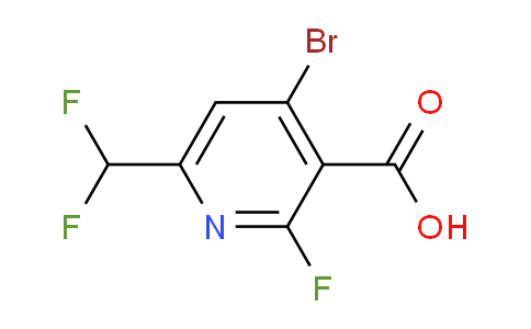 AM125159 | 1806060-20-7 | 4-Bromo-6-(difluoromethyl)-2-fluoropyridine-3-carboxylic acid