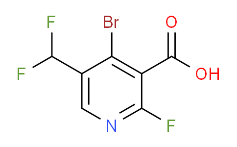 AM125165 | 1805344-08-4 | 4-Bromo-5-(difluoromethyl)-2-fluoropyridine-3-carboxylic acid