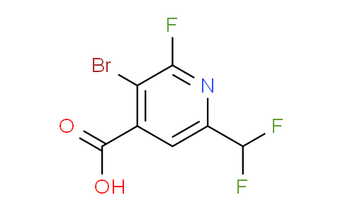 AM125168 | 1806905-60-1 | 3-Bromo-6-(difluoromethyl)-2-fluoropyridine-4-carboxylic acid