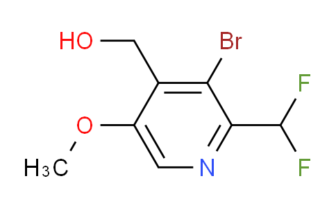 3-Bromo-2-(difluoromethyl)-5-methoxypyridine-4-methanol