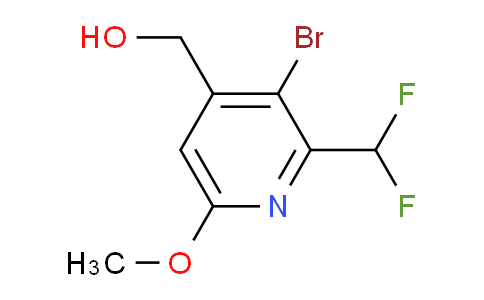 3-Bromo-2-(difluoromethyl)-6-methoxypyridine-4-methanol