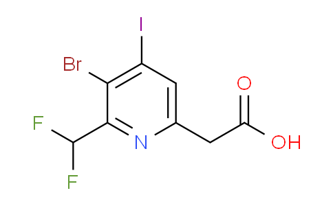 AM125171 | 1804842-22-5 | 3-Bromo-2-(difluoromethyl)-4-iodopyridine-6-acetic acid