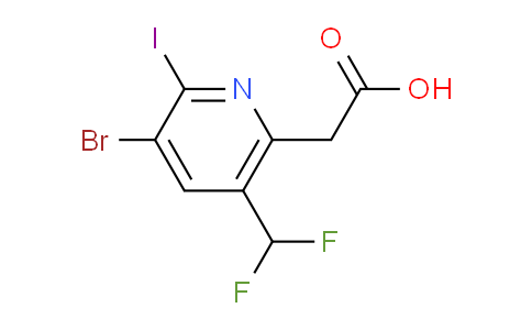 AM125182 | 1806872-93-4 | 3-Bromo-5-(difluoromethyl)-2-iodopyridine-6-acetic acid
