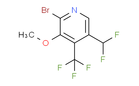 AM125183 | 1805351-58-9 | 2-Bromo-5-(difluoromethyl)-3-methoxy-4-(trifluoromethyl)pyridine