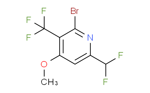 AM125188 | 1806869-88-4 | 2-Bromo-6-(difluoromethyl)-4-methoxy-3-(trifluoromethyl)pyridine