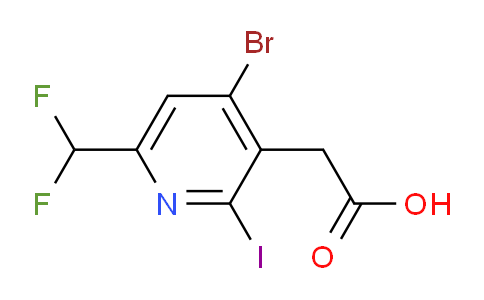 AM125191 | 1806873-04-0 | 4-Bromo-6-(difluoromethyl)-2-iodopyridine-3-acetic acid