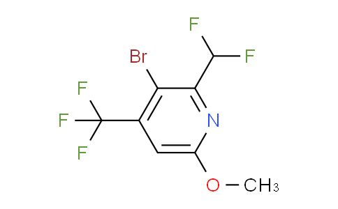 AM125196 | 1805341-06-3 | 3-Bromo-2-(difluoromethyl)-6-methoxy-4-(trifluoromethyl)pyridine