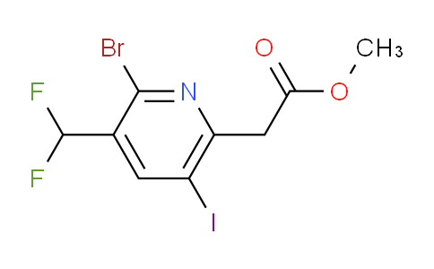 AM125201 | 1806872-72-9 | Methyl 2-bromo-3-(difluoromethyl)-5-iodopyridine-6-acetate