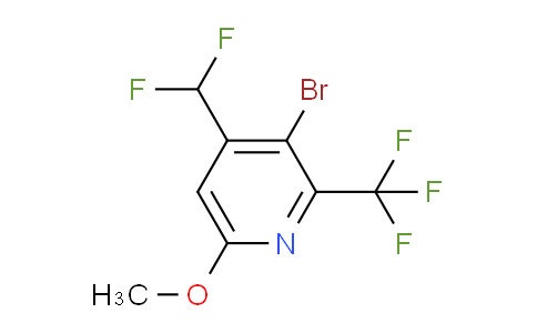AM125204 | 1804464-70-7 | 3-Bromo-4-(difluoromethyl)-6-methoxy-2-(trifluoromethyl)pyridine