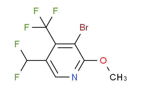 AM125205 | 1806869-93-1 | 3-Bromo-5-(difluoromethyl)-2-methoxy-4-(trifluoromethyl)pyridine