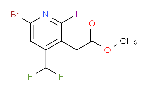 AM125210 | 1807002-28-3 | Methyl 6-bromo-4-(difluoromethyl)-2-iodopyridine-3-acetate
