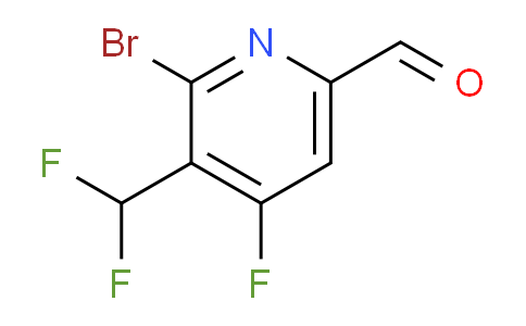 AM125233 | 1806059-00-6 | 2-Bromo-3-(difluoromethyl)-4-fluoropyridine-6-carboxaldehyde