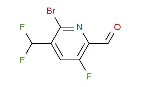 AM125235 | 1805396-91-1 | 2-Bromo-3-(difluoromethyl)-5-fluoropyridine-6-carboxaldehyde