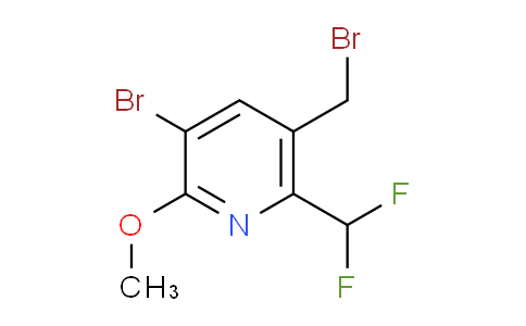 AM125236 | 1804858-24-9 | 3-Bromo-5-(bromomethyl)-6-(difluoromethyl)-2-methoxypyridine