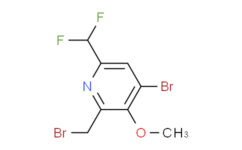 AM125240 | 1805242-42-5 | 4-Bromo-2-(bromomethyl)-6-(difluoromethyl)-3-methoxypyridine