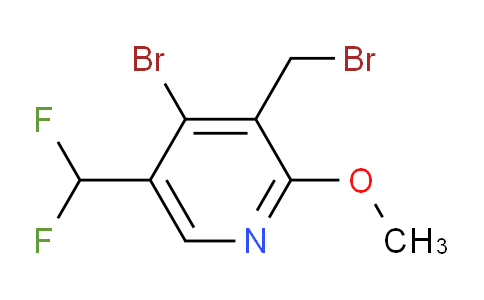 AM125244 | 1805423-89-5 | 4-Bromo-3-(bromomethyl)-5-(difluoromethyl)-2-methoxypyridine