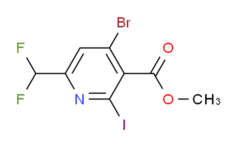 AM125255 | 1804841-62-0 | Methyl 4-bromo-6-(difluoromethyl)-2-iodopyridine-3-carboxylate