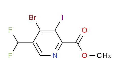 AM125260 | 1804841-70-0 | Methyl 4-bromo-5-(difluoromethyl)-3-iodopyridine-2-carboxylate