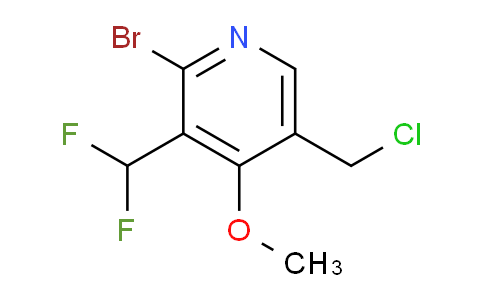 2-Bromo-5-(chloromethyl)-3-(difluoromethyl)-4-methoxypyridine