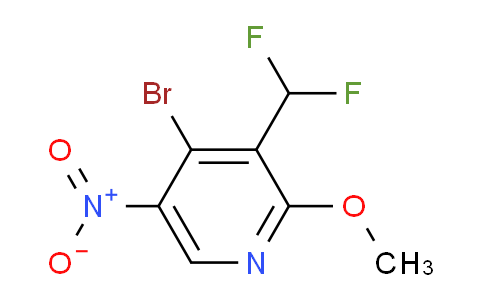 4-Bromo-3-(difluoromethyl)-2-methoxy-5-nitropyridine