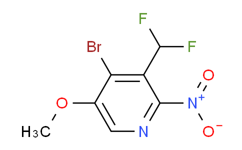 AM125271 | 1807028-88-1 | 4-Bromo-3-(difluoromethyl)-5-methoxy-2-nitropyridine