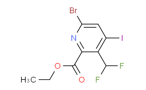 AM125276 | 1805417-57-5 | Ethyl 6-bromo-3-(difluoromethyl)-4-iodopyridine-2-carboxylate