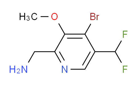 2-(Aminomethyl)-4-bromo-5-(difluoromethyl)-3-methoxypyridine